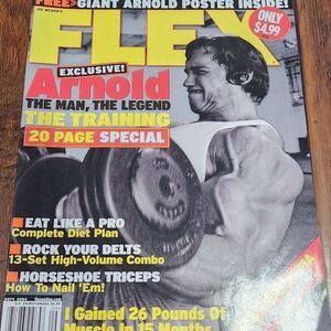 Flex September 2004 Arnold Schwarzenegger vintage magazine